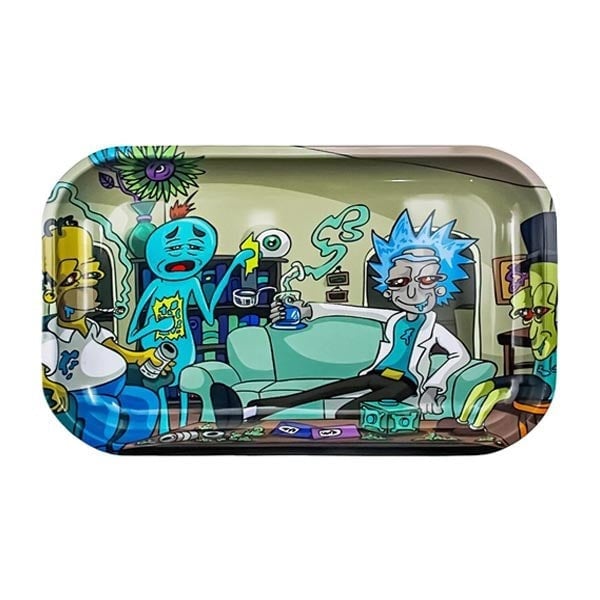 Metal Tepsi Ricy & Morty 27x17 cm