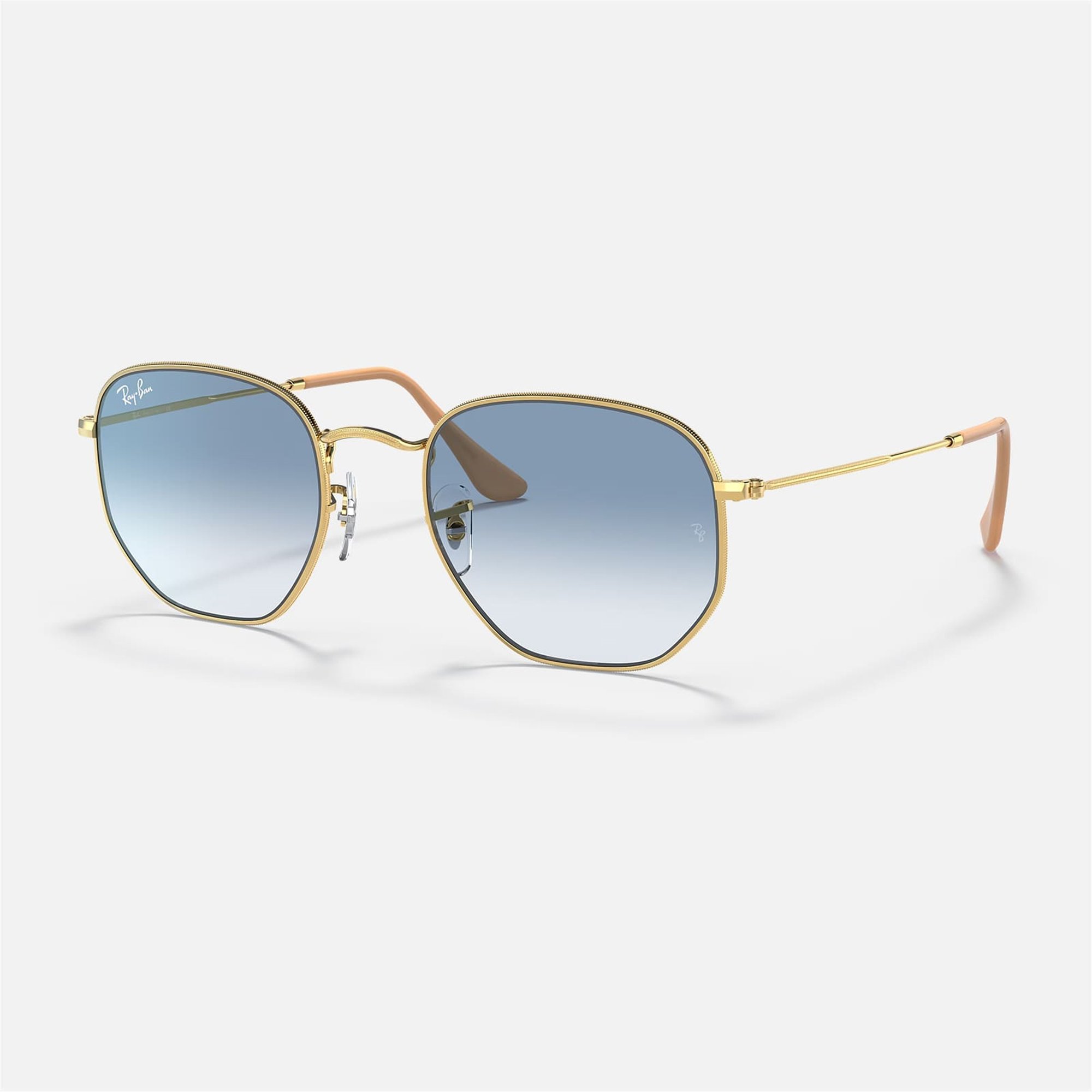 Ray-Ban Hexagonal RB 3548 001/3F 51 - Altın Unisex Güneş Gözlüğü