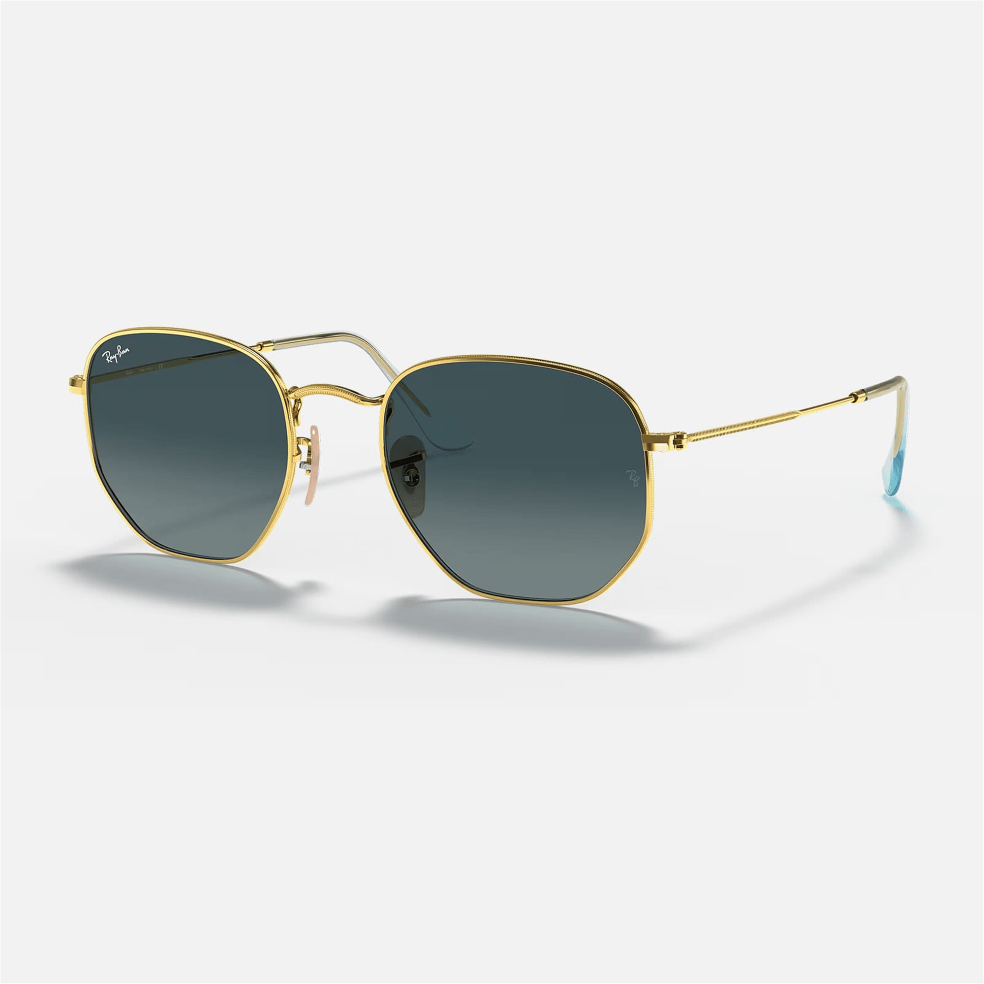 Ray-Ban Hexagonal RB 3548N 91233M 51 - Altın Kadın Güneş Gözlüğü