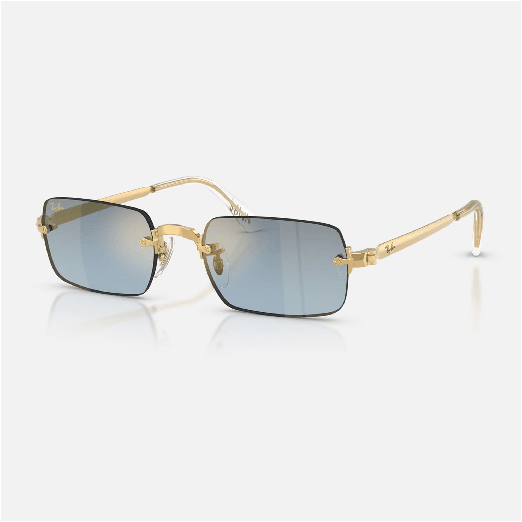 Ray-Ban x A$AP Rocky RB 3928 001/S2 54 - Altın Unisex Güneş Gözlüğü