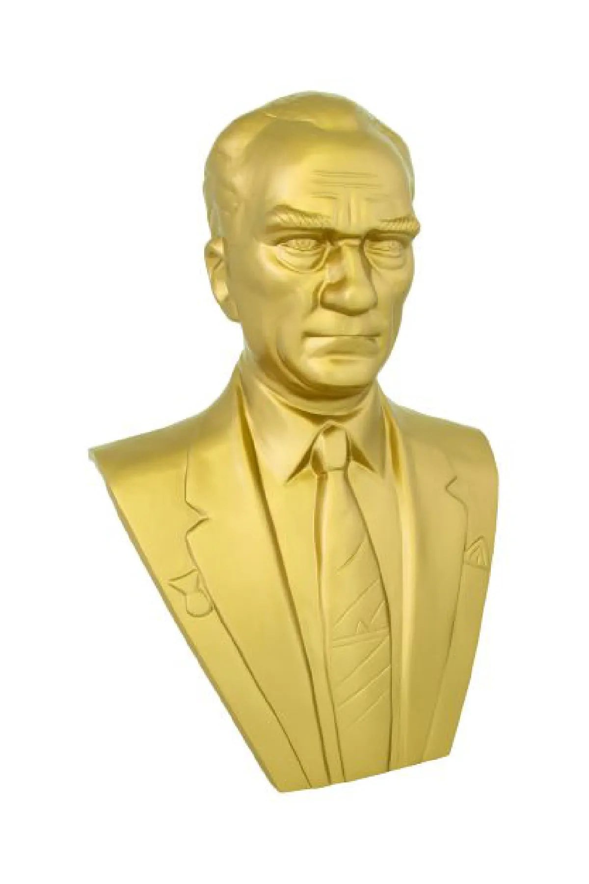 Atatürk Büstü (100cm Alüminyum)+ Kaide (120cm)+ Alt tabla Lise Modeli