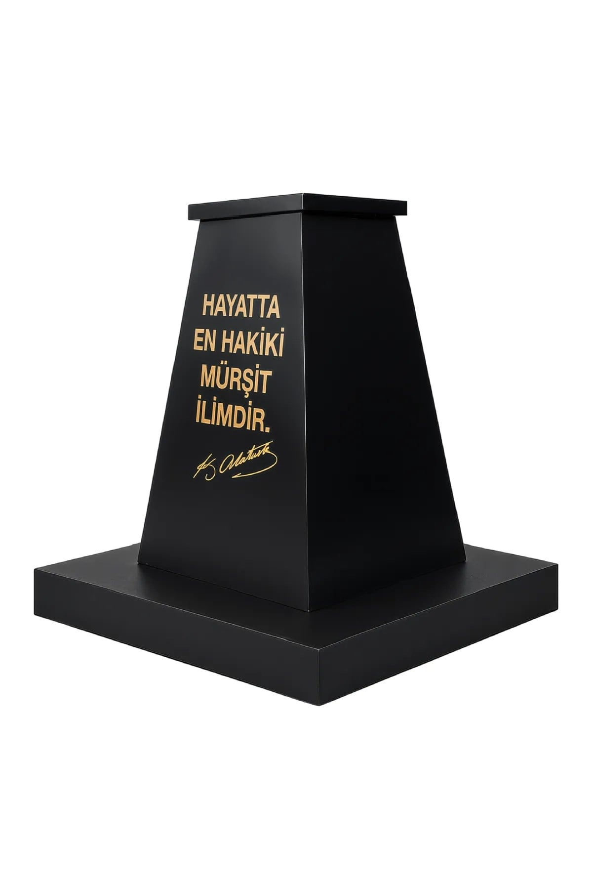 Atatürk Büstü (55cm Pirinç)+ Kaide (100cm)+ Alt Tabla İlkokul Modeli