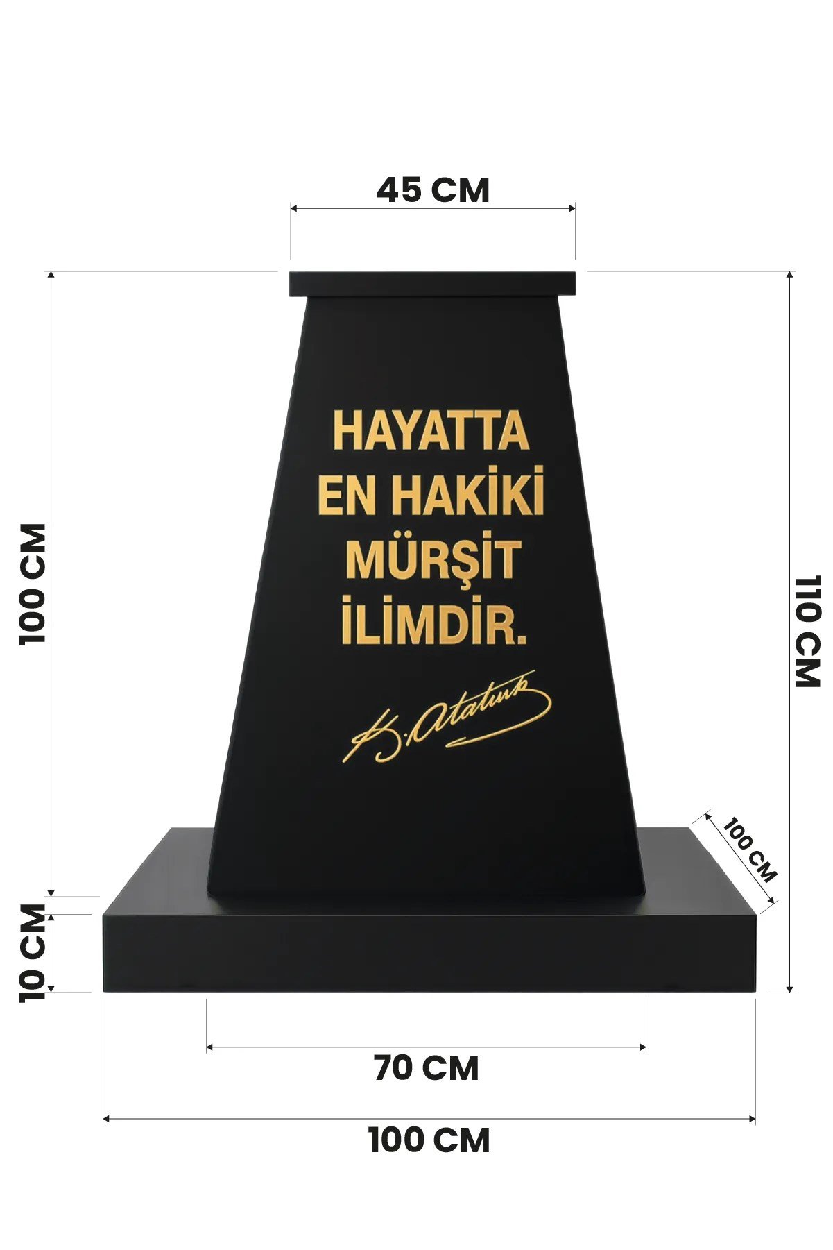 Atatürk Kaide Alt Tablalı (100'lük)