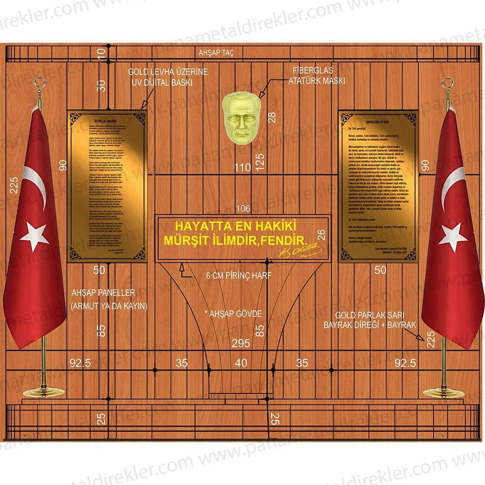 Atatürk Köşesi Seti Poz Model 02