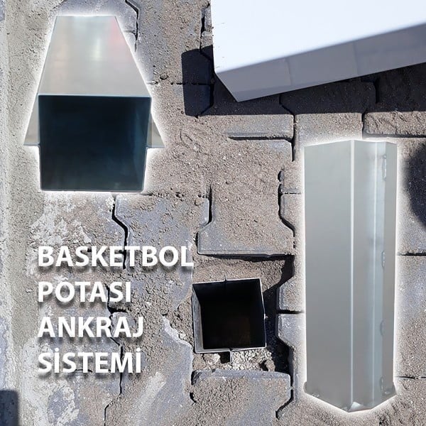 Basketbol Potası Bahçe Tipi Tek Direkli