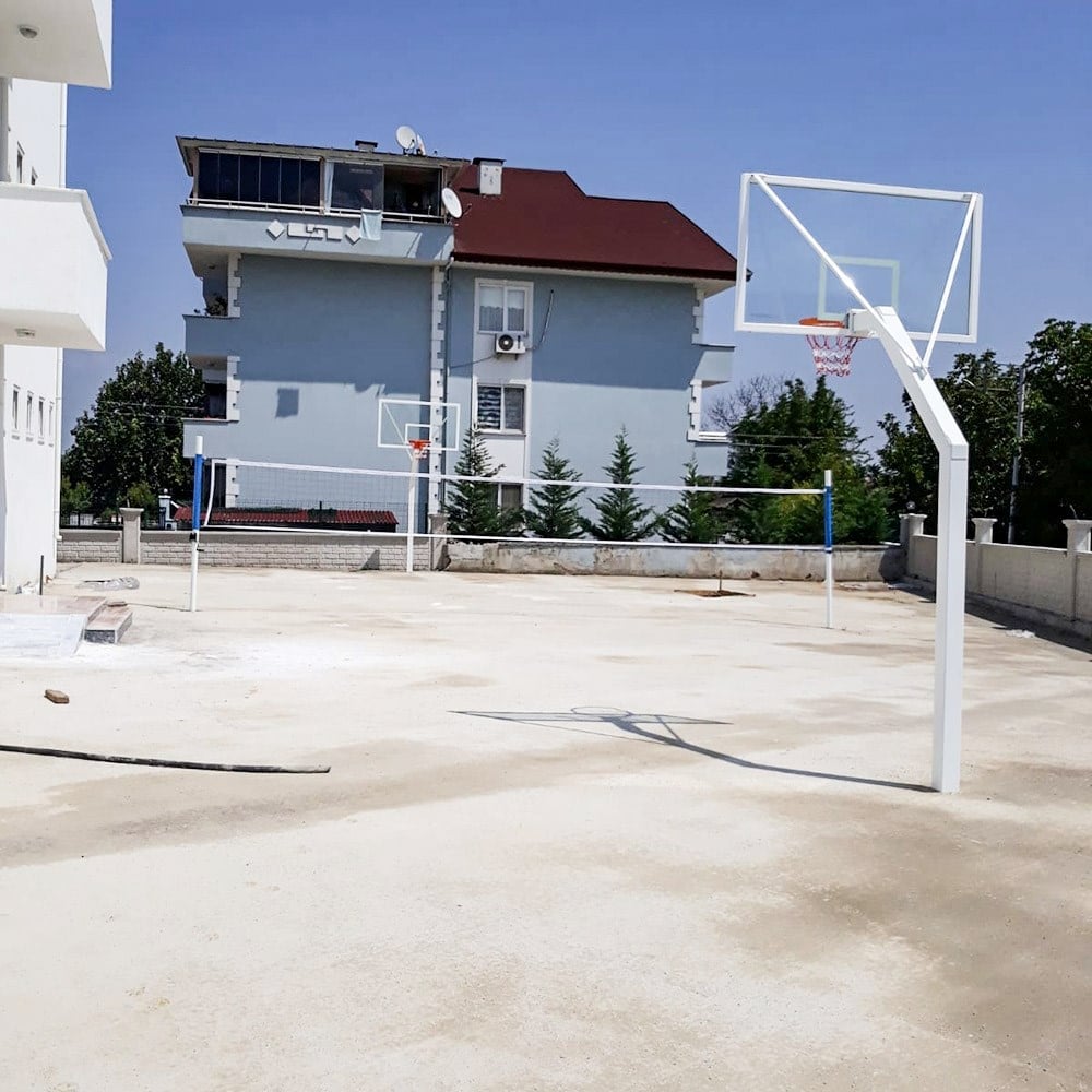 Metal Voleybol Direği Takım (okul tipi - boy ayarlı ankarajlı)