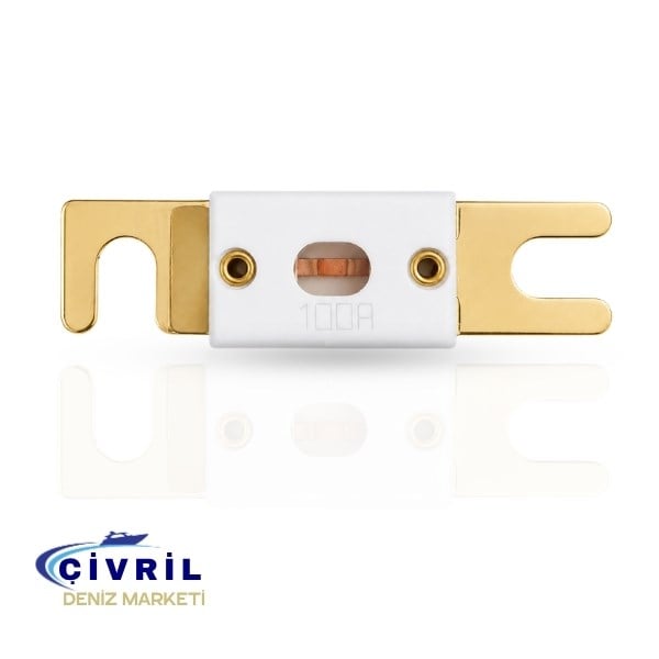 100A ANL Seramik Sigorta - Gold Kaplama