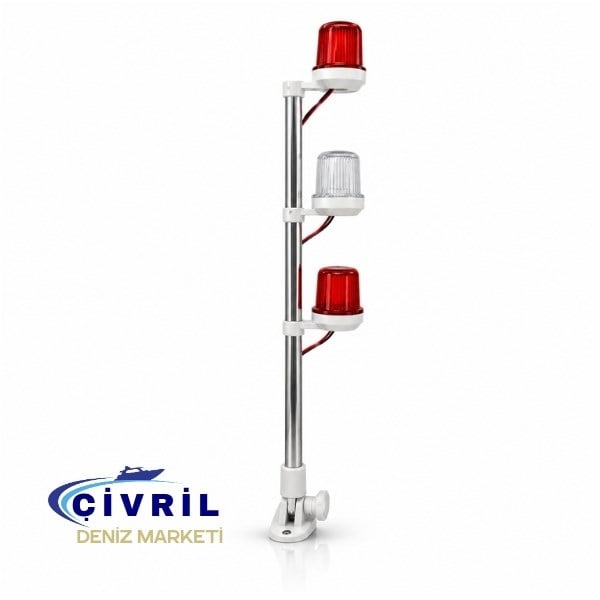 ARIZA FENERİ DİREK KATLANIR 50 CM  12/24V 