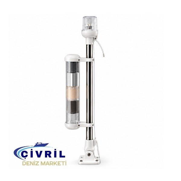 BAYRAK DİREĞİ KATLANIR REFLEKTÖRLÜ 50CM 12/24V