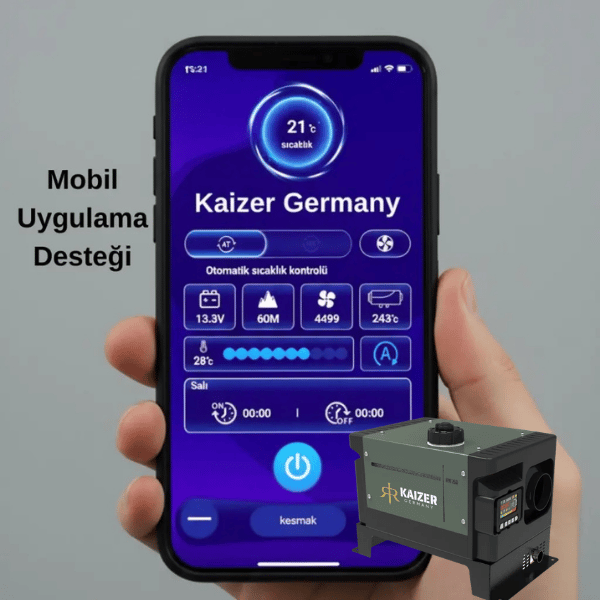 Kaizer Germany Mobil Dizel Isıtıcı ( Webasto Muadili)
