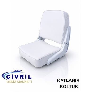 Katlanır Kaptan Koltuğu ( Suni Deri)