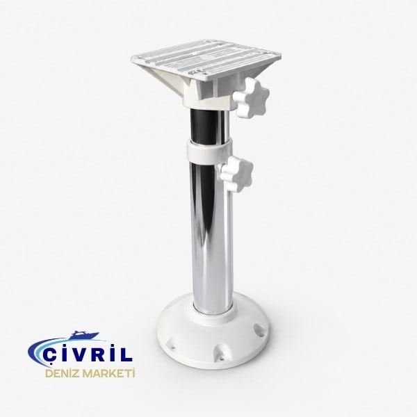 KOLTUK AYAĞI TELESKOPİK BEYAZ 51-78CM ÇAP 225