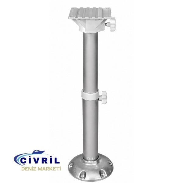 KOLTUK AYAĞI TELESKOPİK BEYAZ+METALİK 51-78CM ÇAP 225