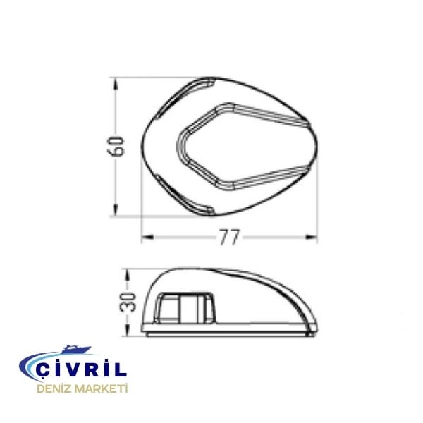 KROM BURUN İSKELE SANCAK 12V