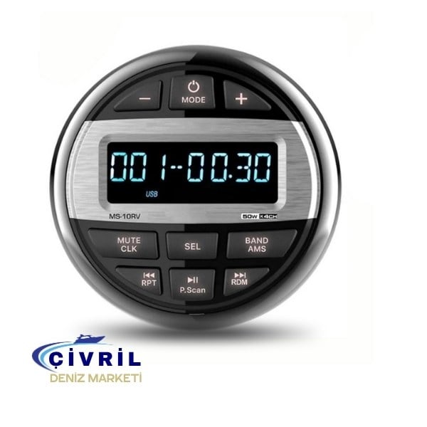 LABARKA YUVARLAK USB GİRİŞLİ BLUETOOTH MARİNE TEYP