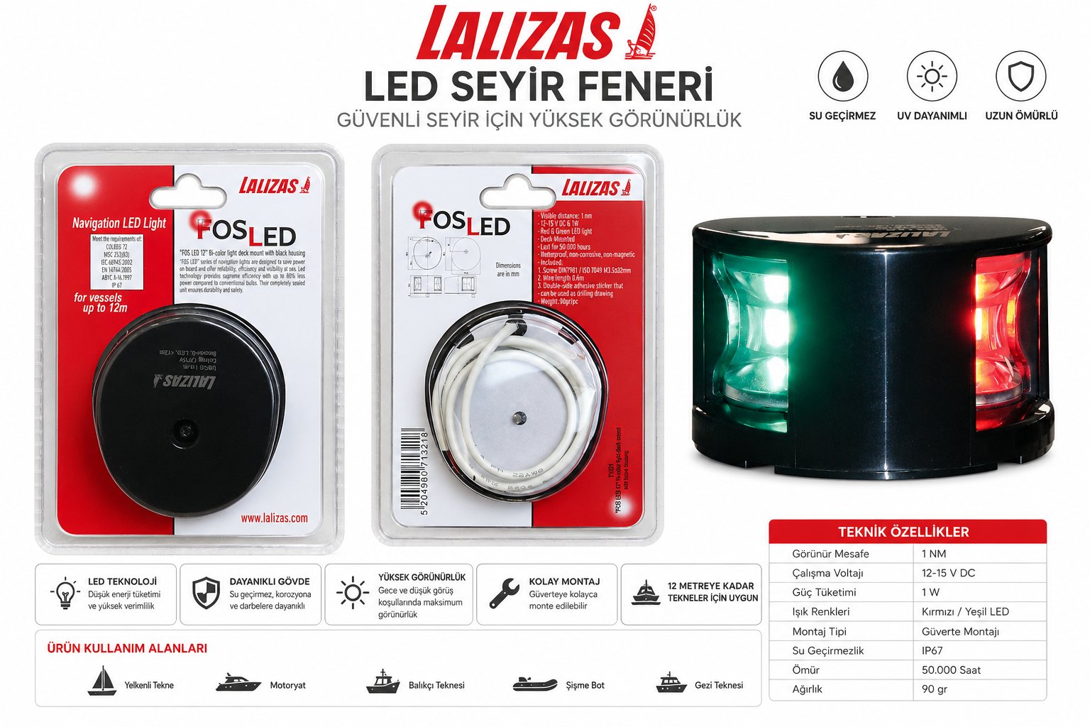 Lalizas LED Seyir Feneri