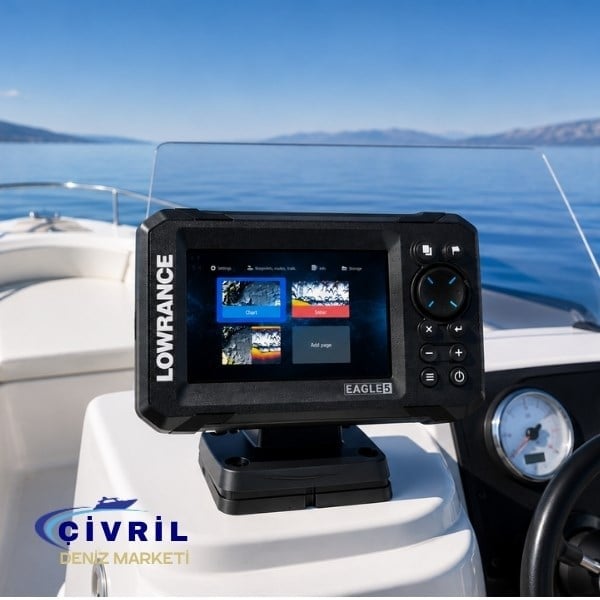 LOWRANCE EAGLE 5 BALIK BULUCU TÜRKÇE MENÜ GPS83/200