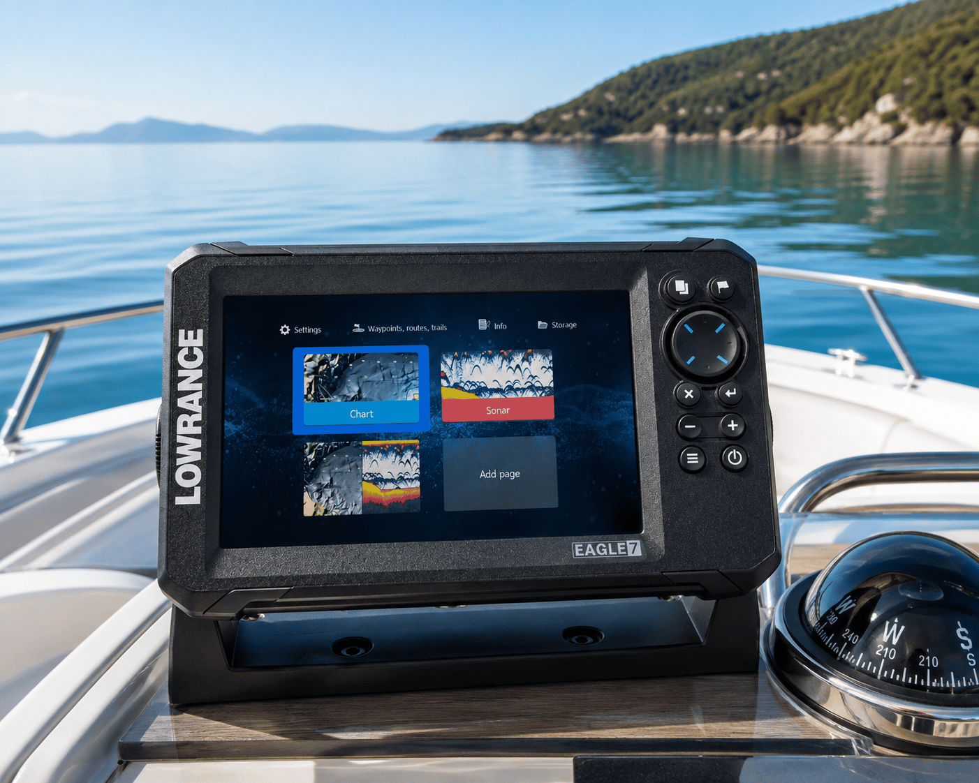 LOWRANCE EAGLE 7 BALIK BULUCU GPS 50/200 TÜRKÇE MENÜ