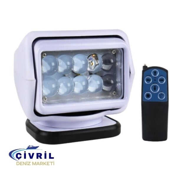 PROJEKTÖR UZAKTAN KUMANDALI 50W 12-24V LED BEYAZ
