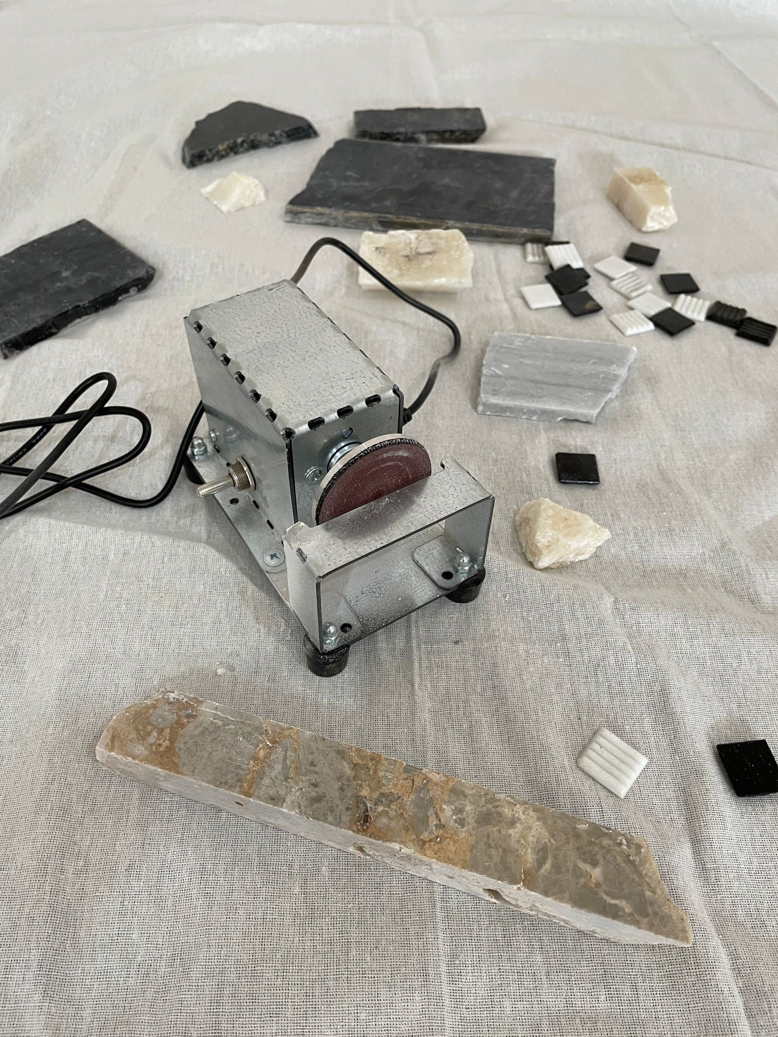 Mini Disk Zımpara Makinesi Cırt Daire Zımpara Makinesi Taşlama Bıçak Bileme 50 mm Cırt