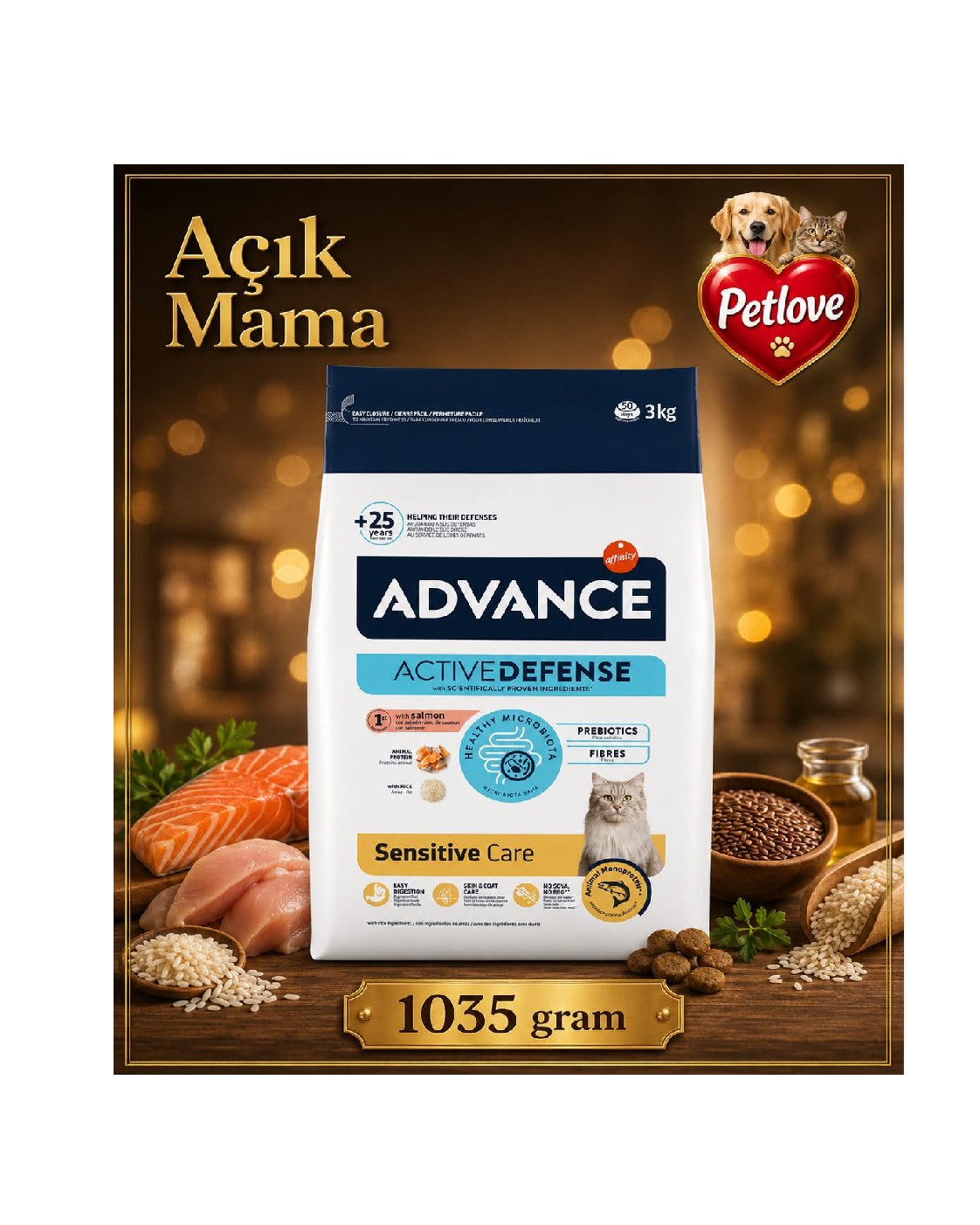 AÇIK Advance Kedi Somonlu 1KG