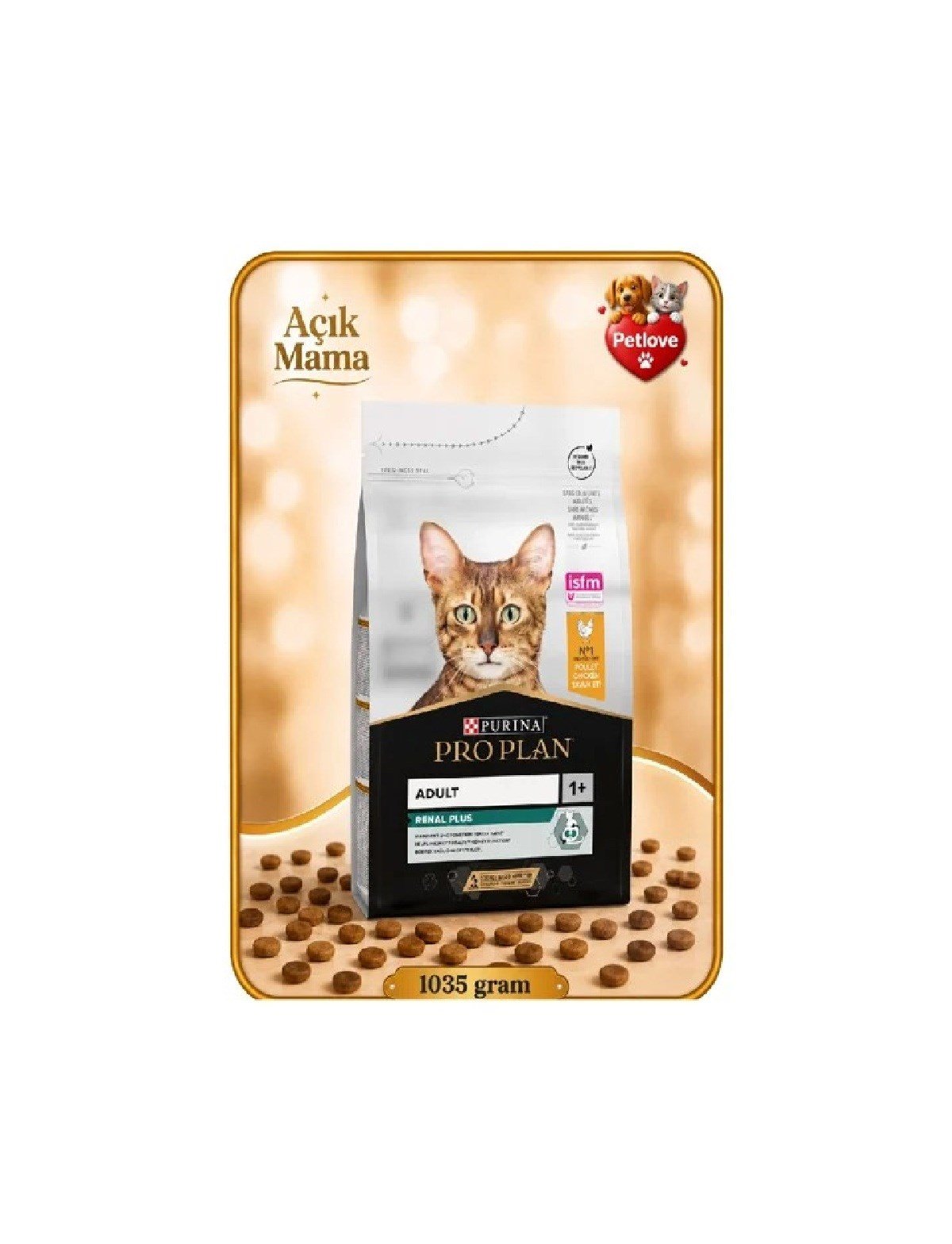 (AÇIK) PROPLAN TAVUKLU YETİŞKİN  KEDİ KURU MAMASI 1 KG 