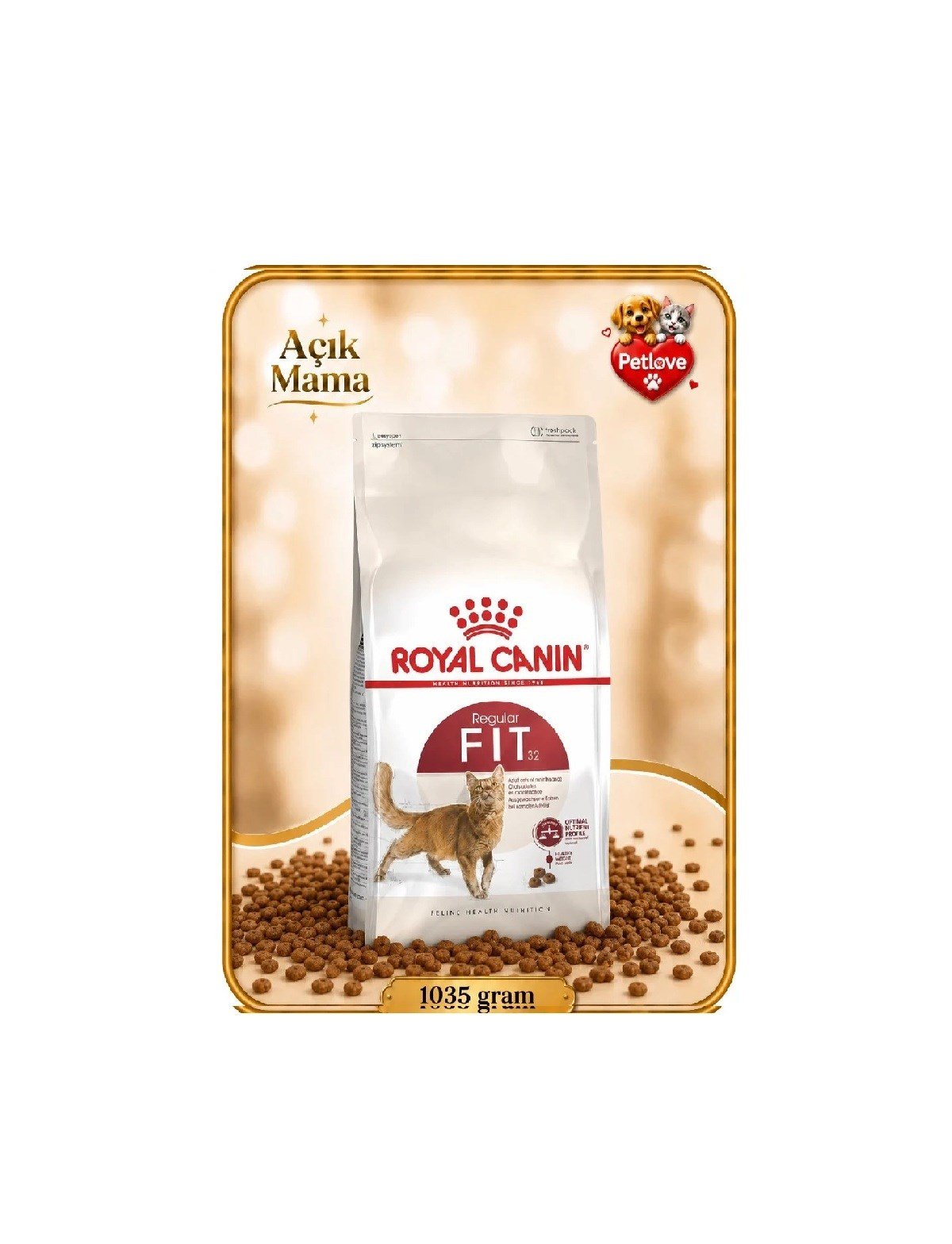 (AÇIK) ROYAL CANIN FIT 32  TAVUKLU YETİŞKİN KEDİ KURU MAMASI 1 KG 