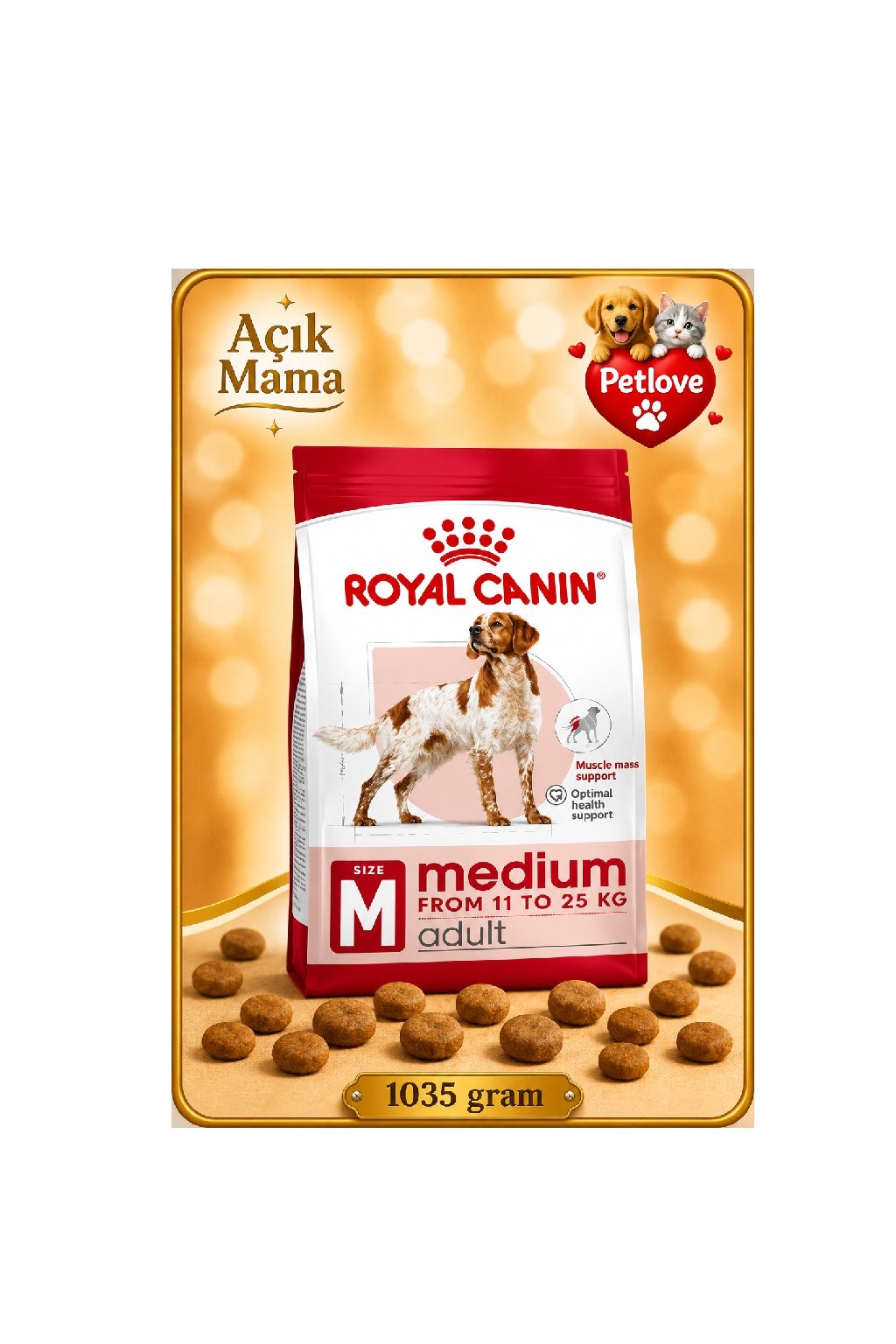 AÇIK Royal Medium Köpek Yetişkin 1Kg