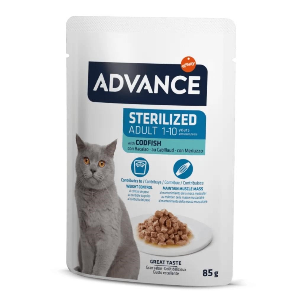 Advance Morina Balıklı Kısır Kedi Yaş Maması 85 Gr