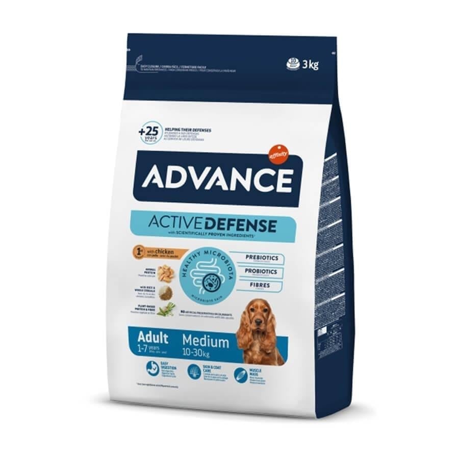 Advance Yetişkin Orta Irk Tavuklu Köpek Maması 3 Kg