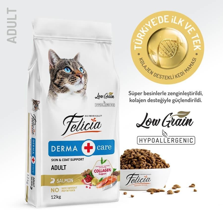 Felicia Somonlu Yetişkin Kedi Maması 12 Kg