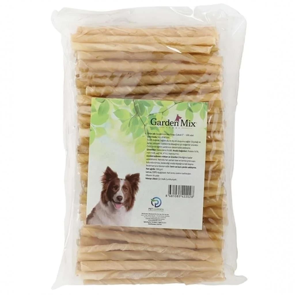 Gardenmix Sütlü Natural Burgu Çubuk 100'lü