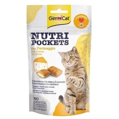Gimcat Nutripockets Peynirli Kedi Ödülü Taurinli 60 Gr