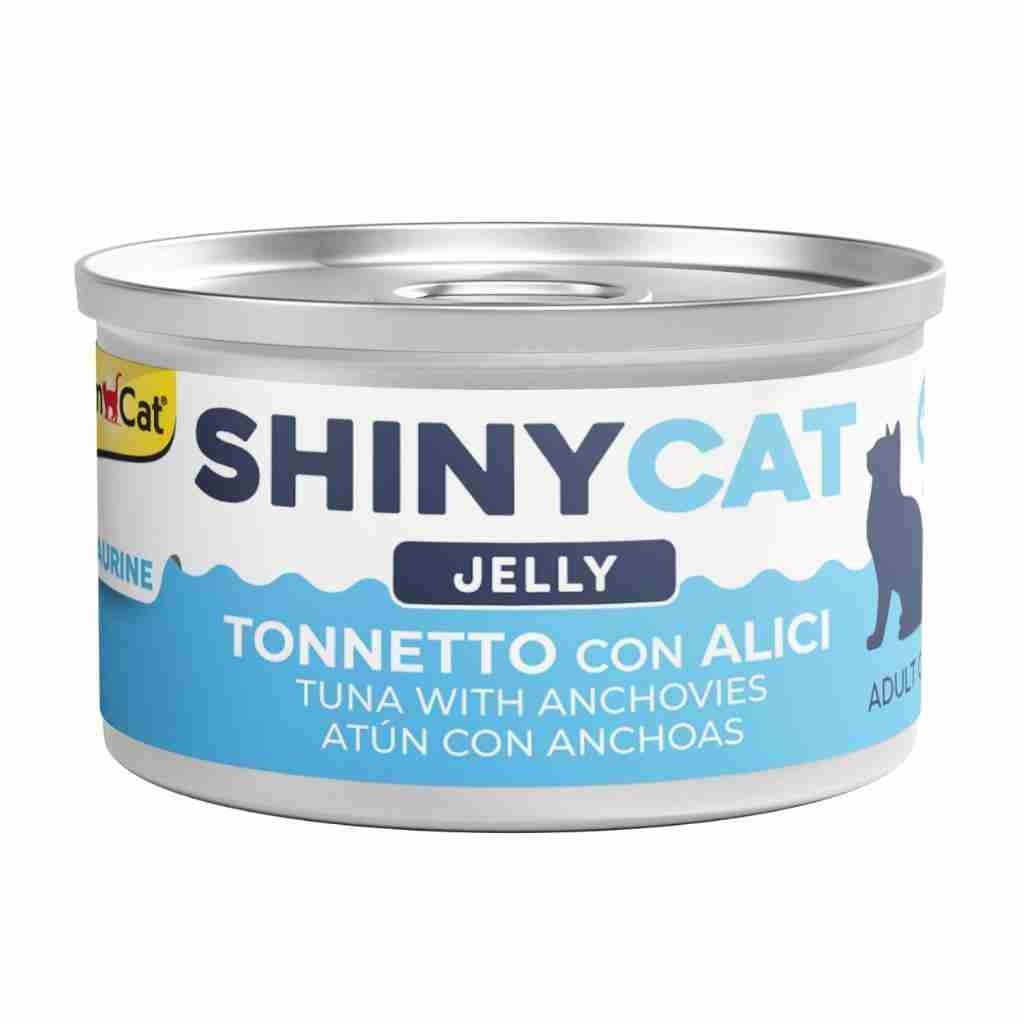 Gimcat Shinycat Jelly Ton Balıklı Ançuezli Kedi Konservesi 70 gr