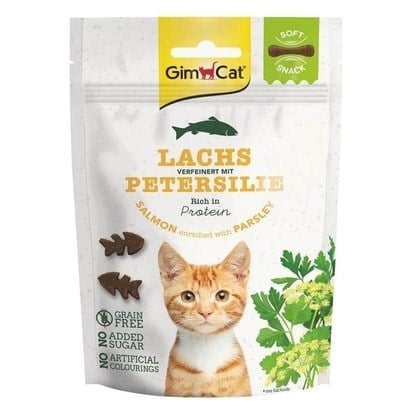 GimCat Snacks Soft Somon ve Maydanozlu Kedi Ödülü 60 Gr
