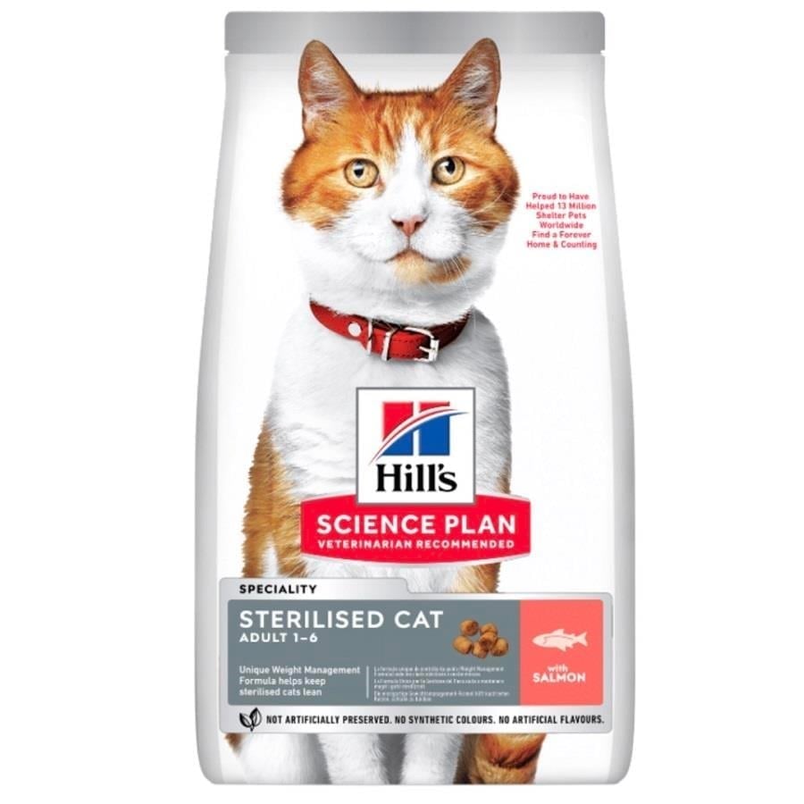 Hill's Somon Kısırlaştırılmış Yetişkin Kedi Maması 1.5KG