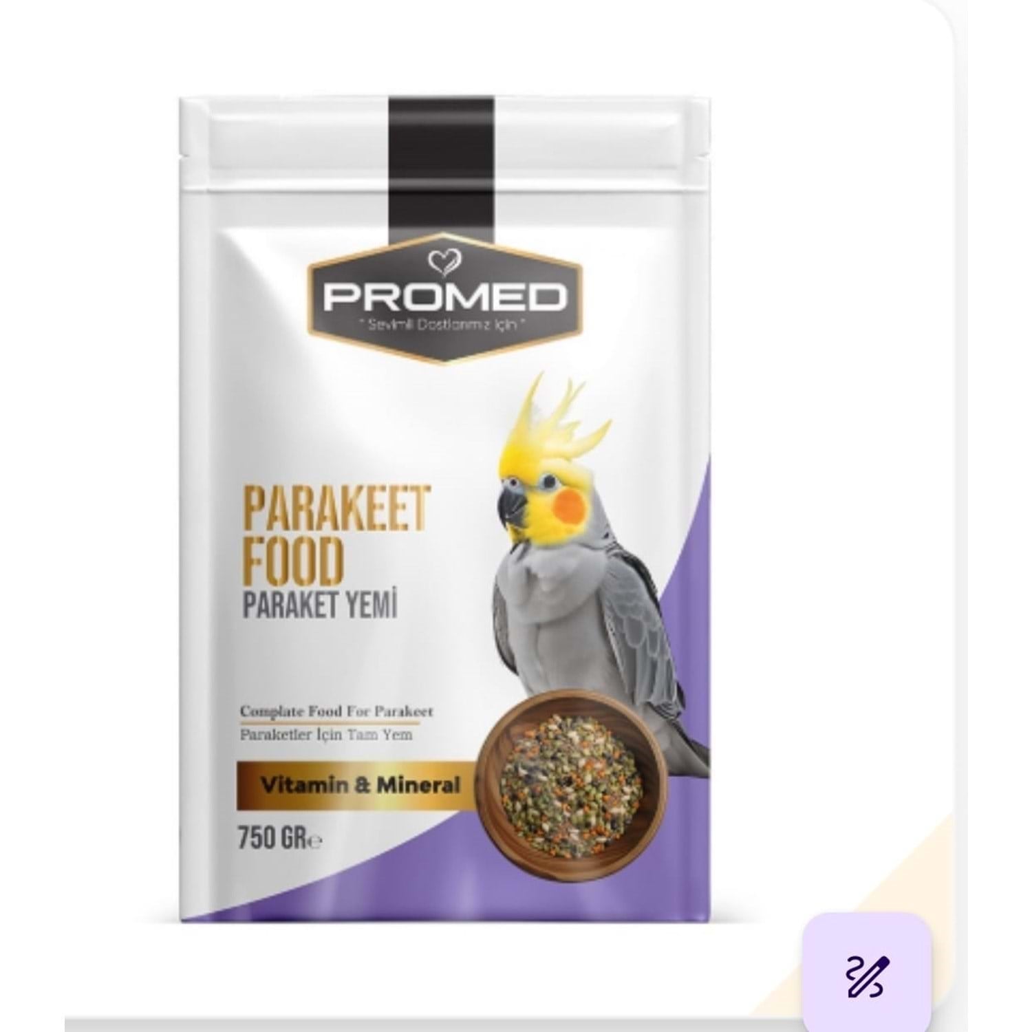 PROMED VITAMIN VE  MINARELLİ  PARAKET YEMİ 750 GR