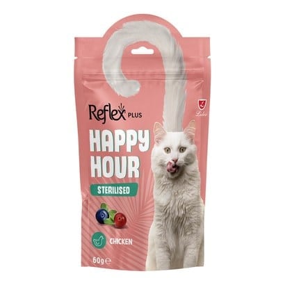 Reflex Happy Hour Kısırlaştırılmış Kedi Ödülü 60 Gr