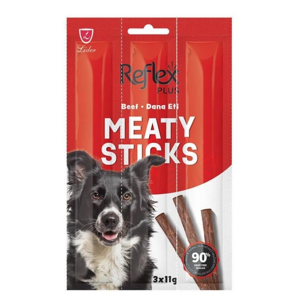 Reflex Plus Biftekli Çubuk Yetişkin Köpek Ödülü 3*11gr