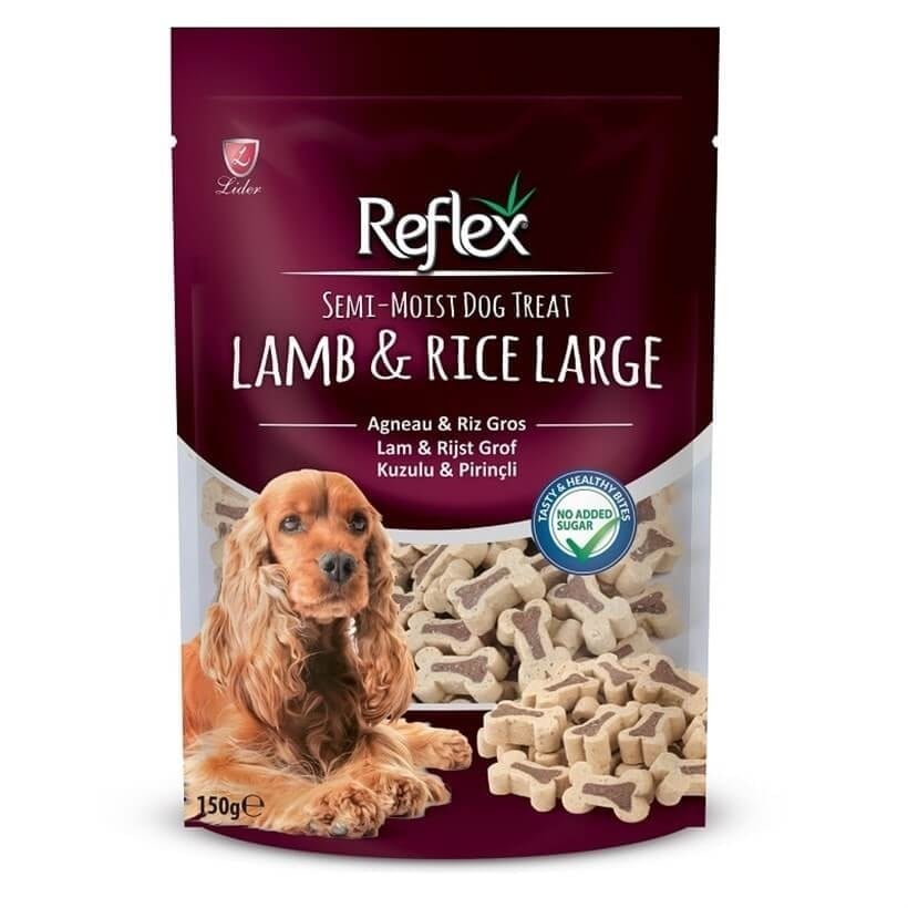 Reflex Semi-Moist Kuzulu Pirinçli Köpek Ödülü 150 Gr