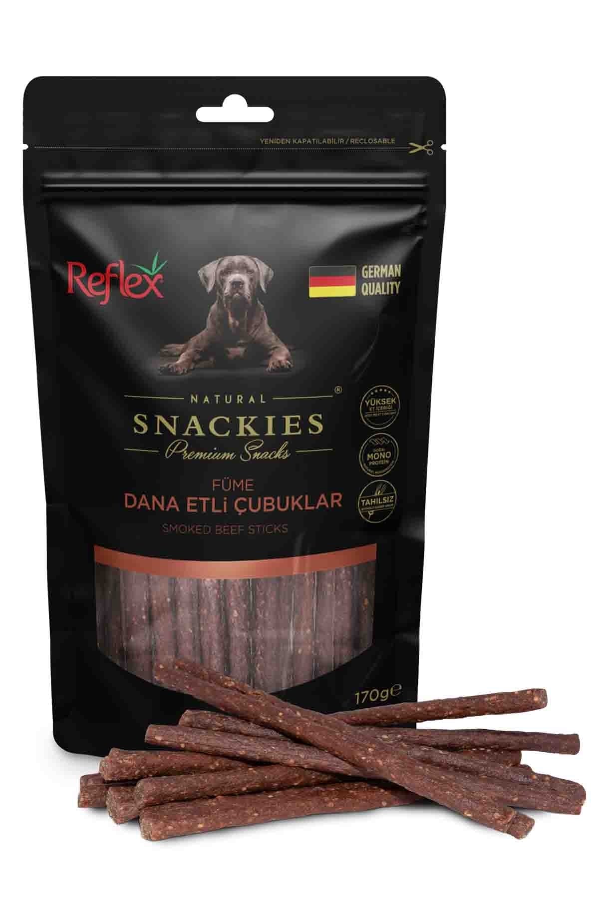 Reflex Snackies Füme Dana Etli Köpek Ödül Çubuğu 170 Gr