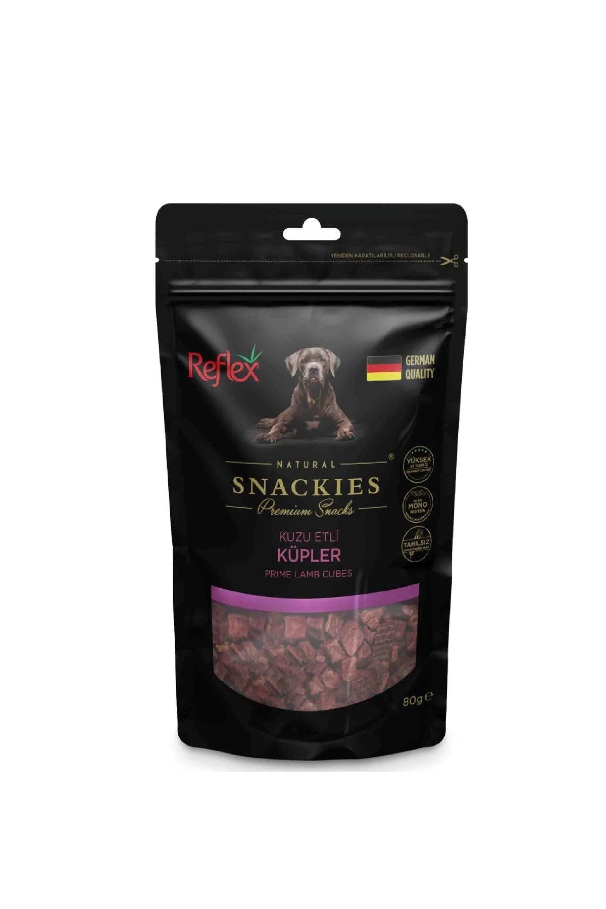 Reflex Snackies Kuzu Etli Küpler Köpek Ödül Maması 80gr