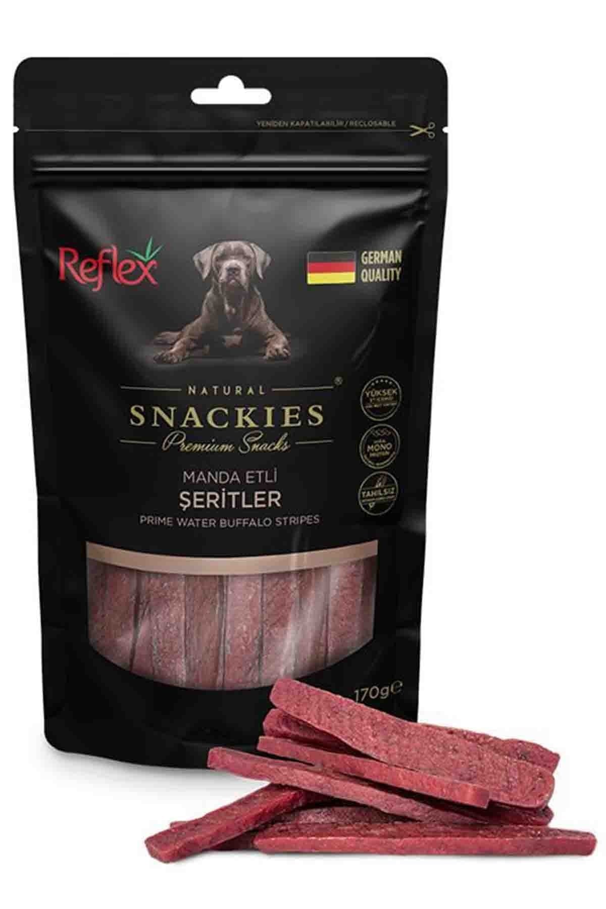 Reflex Snackies Manda Etli Şerit Köpek Ödülü 170 Gr