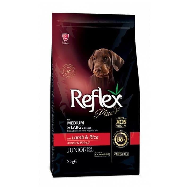 ReflexReflex Plus Kuzulu Pirinçli Yavru Köpek Maması 3 Kg