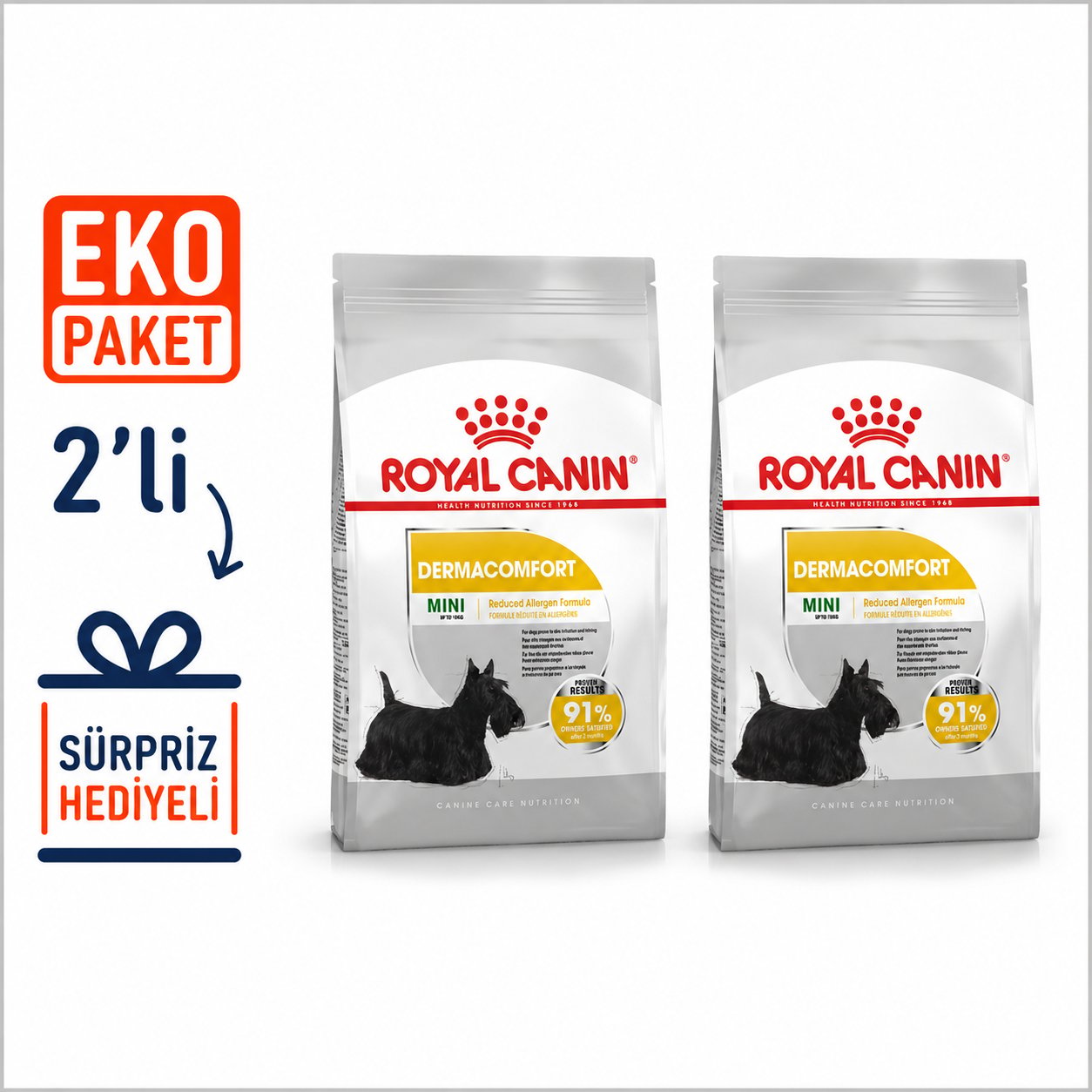 Royal Canin CCN Mini Derma Köpek Maması 3 kg X 2'li Eko Paket 