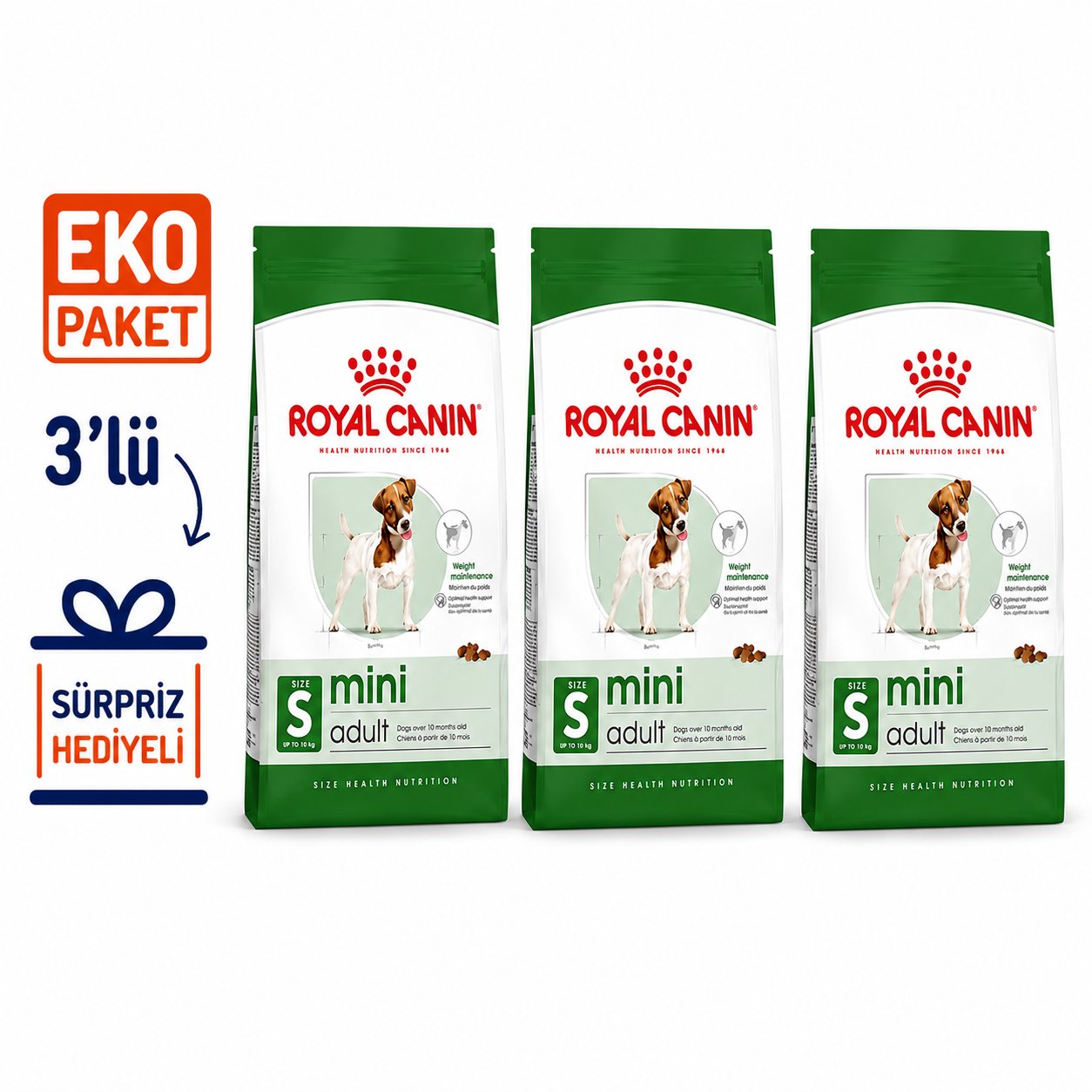 Royal Canin Mini Adult Köpek Maması 4 Kg X 3'lü Eko Paket 