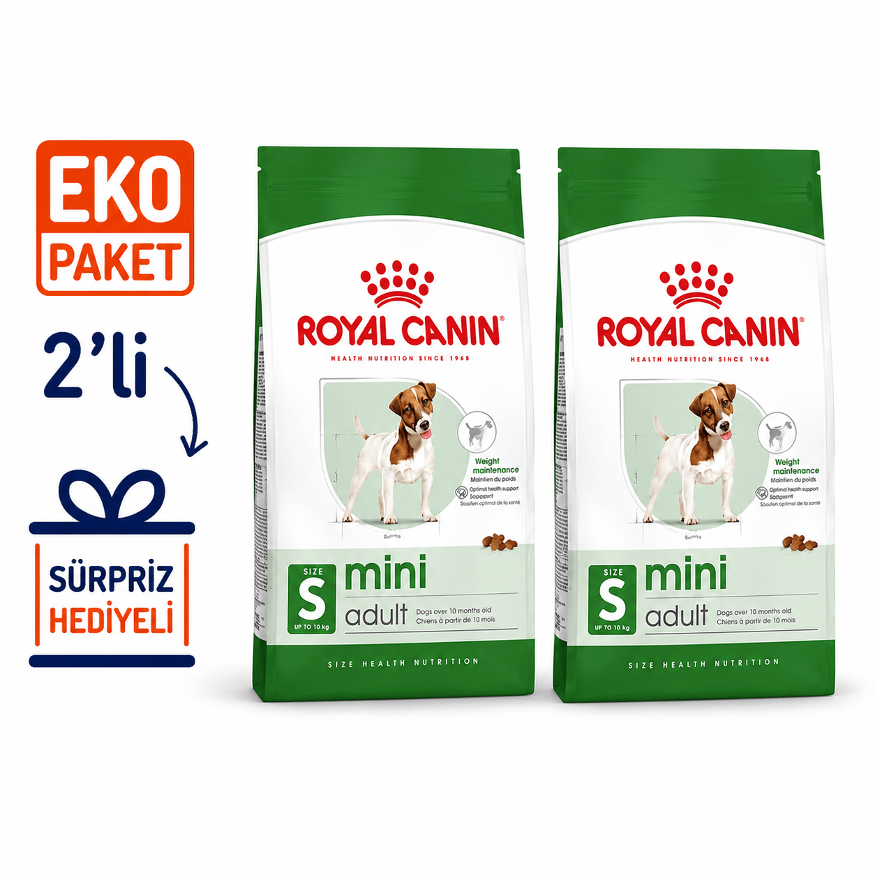 Royal Canin Mini Adult Köpek Maması 4 Kg X 2'li Eko Paket 