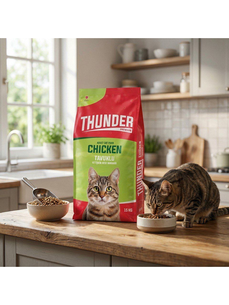 Thunder Yetişkin Tavuklu Kedi Maması 15 kg