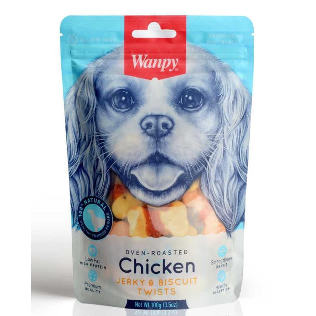 Wanpy Bisküvi Üzeri Tavuk Sargılı 100 Gr Köpek Ödülü