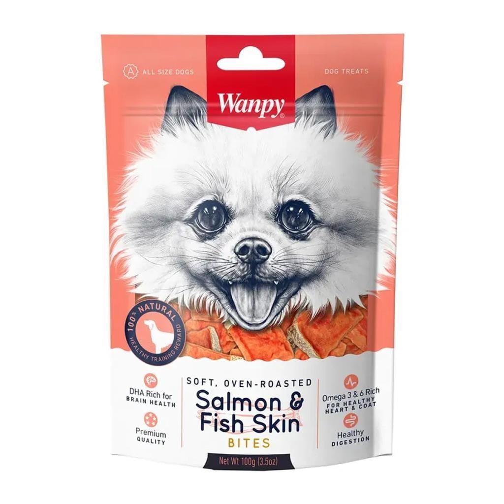 Wanpy Gerçek Somon Dilimleri 100 Gr Köpek Ödülü